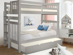 Twin over Twin Bunk Beds with Ladders or Stairs