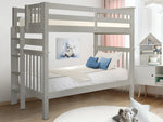 Tall Twin over Twin Bunk Beds with Ladder or Stairs