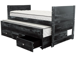 Bedz King Twin All in One Bed in Weathered Black for only $349