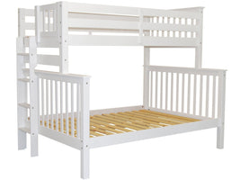 Bunk Bed Twin over Full End Ladder White