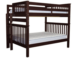 Bunk Beds Full over Full End Ladder Dark Cherry for only $679