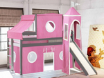 Castle and Princess Low Loft Beds