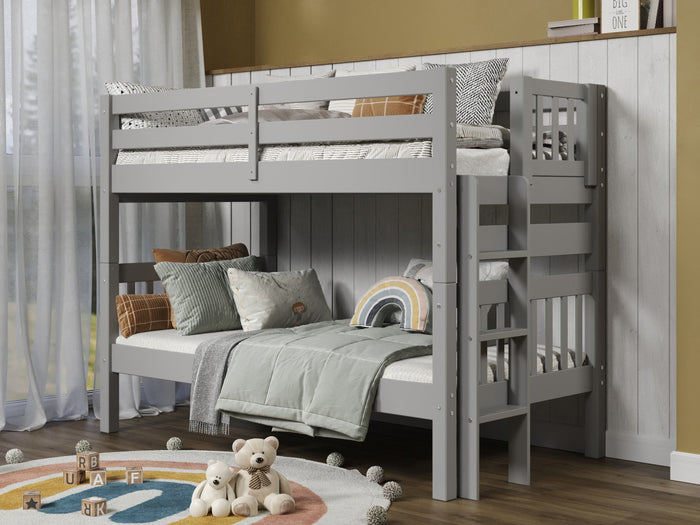 Solid Wood End Ladder Bunk Beds