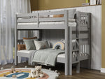 Bunk Beds with ladders at the end of the bed