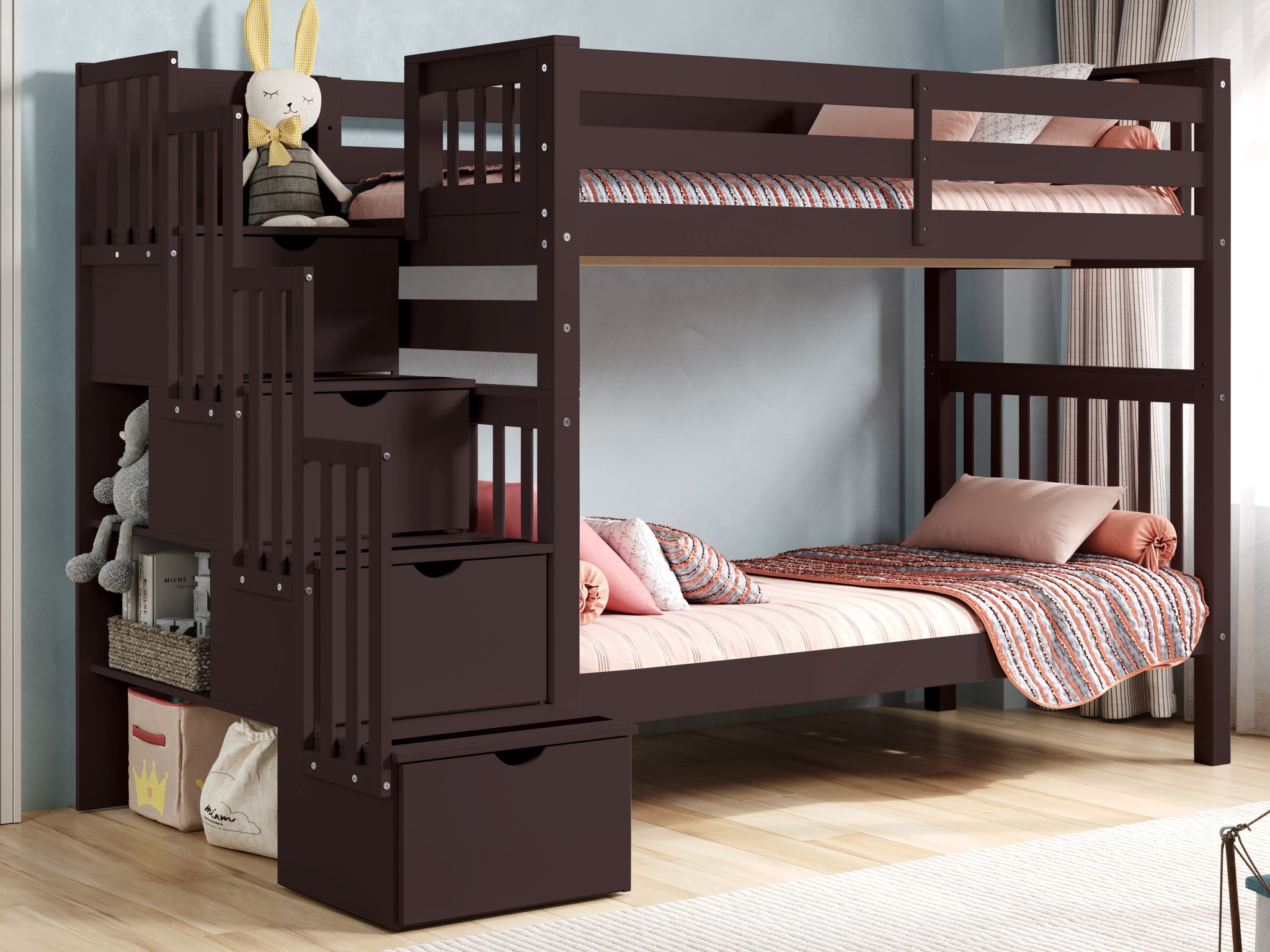 ビッグオー first・second season全11巻セット　全巻　box付 Amazon.com: Bedz King Stairway Bunk Beds Twin over Twin with