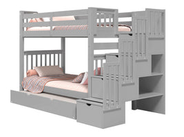 Stairs can be positioned on the Right or the Left