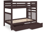 End Ladder can be positioned on the Front or the Back