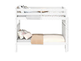 Classic white finish detail on the BK161EL bunk bed