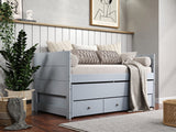 Versatile and space saving with two beds and three storage drawers