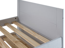 No two beds are alike with the unique weathered finish