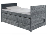Bedz King Twin Captains Bed in Weathered Black for only $279