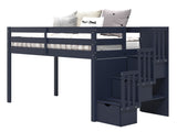 The  3 steps have built in storage drawers