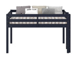 This modern blue finish offers a fresh perspective and a clean look