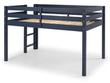 Low loft only 49 inches high for more flexibility in placing it in a room with a low ceiling