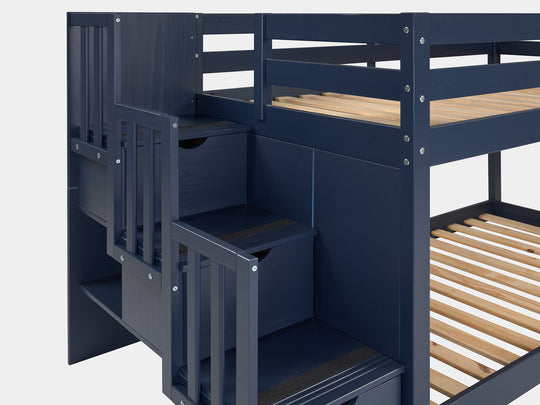 The Stairs can be positioned on the right or the left