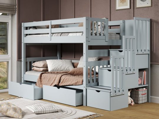 Breezy Blue BK906 bunk bed can be separated into two twin beds
