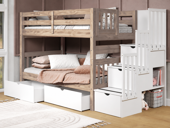Nordic Pine BK906 bunk bed can be separated into two twin beds bunk beds