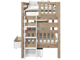 Independent laboratory testing and certification graphic for the BK906EL bunk bed