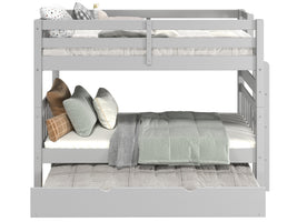 The contemporary gray finish offers a fresh perspective and a clean look