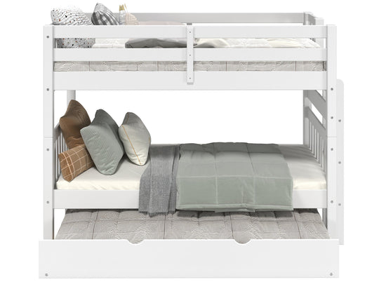 Classic white finish detail on the BK906EL bunk bed