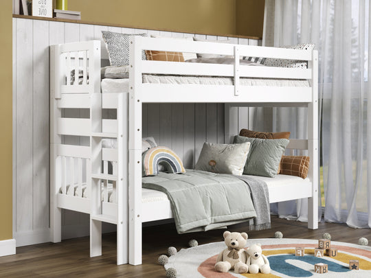 White BK906EL bunk bed can be separated into two twin beds