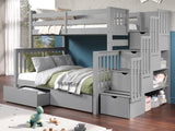 Can be converted in to one twin bed and one full bed