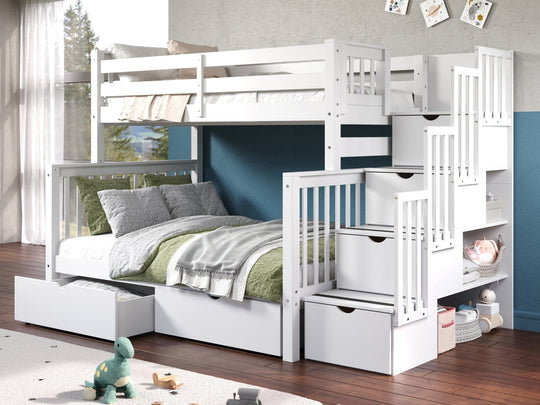 Can be converted in to one twin bed and one full bed