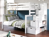 Can be converted in to one twin bed and one full bed