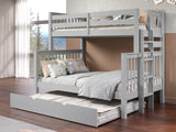 Can be converted in to one twin bed and one full bed