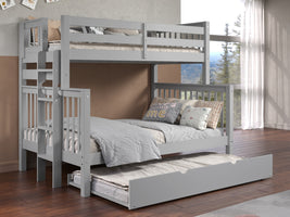 Can be converted in to one twin bed and one full bed