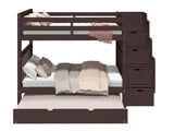 This traditional dark cherry for a warm and comfortable feel