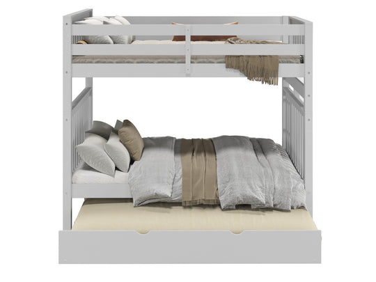 Modern gray painted finish detail on the BK981EL bunk bed