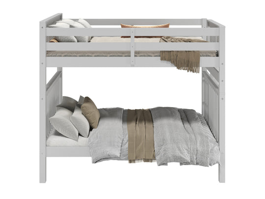 Modern gray painted finish detail on the BK981EL bunk bed