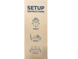 Bedz King mattress shipping box with setup instructions