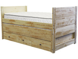 No 2 beds are alike with the unique Rustic Weathered Finish