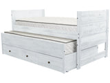 No two beds are alike with the unique weathered finish