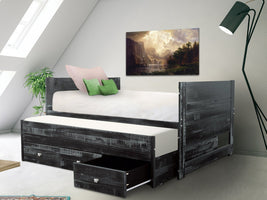 This All in One Bed in Weathered Black will look great in your Home