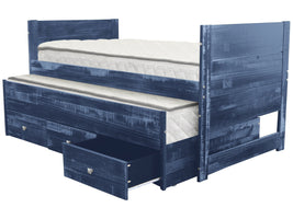 Bedz King Twin All in One Bed in Weathered Blue for only $379