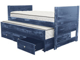 Bedz King Twin All in One Bed in Weathered Blue for only $299