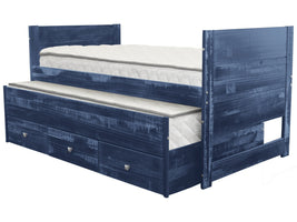 No two beds are alike with the unique weathered finish