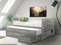 This All in One Bed in Weathered Gray will look great in your Home