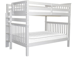 Bunk Beds Full over Full End Ladder White for only $699