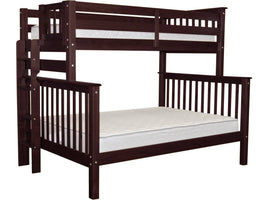 Bunk Bed Twin over Full End Ladder Dark Cherry for only $399