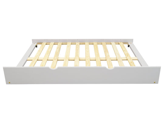 White full trundle for compatible Bedz King bunk beds