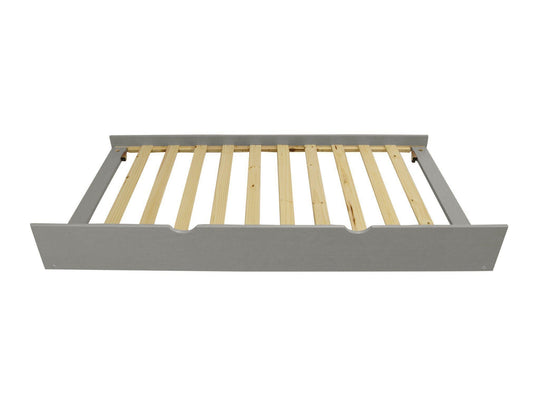 Gray twin trundle for compatible Bedz King bunk beds and twin beds