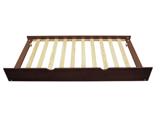 Dark Cherry twin trundle for compatible Bedz King bunk beds and twin beds