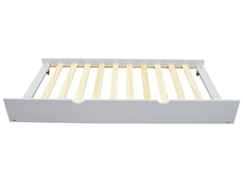 WHITE Twin Trundle