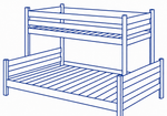 Twin over full bunk bed assembly video